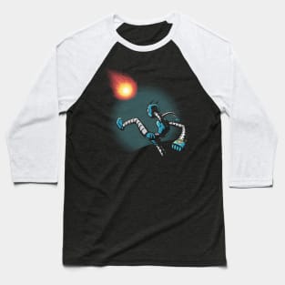Fire vs Metal Baseball T-Shirt